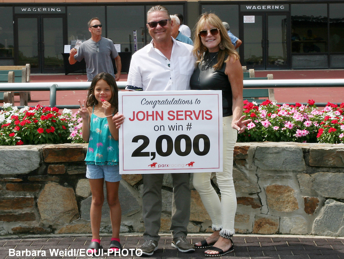 Trainer John Servis Celebrates 2,000th Winner At Parx — The